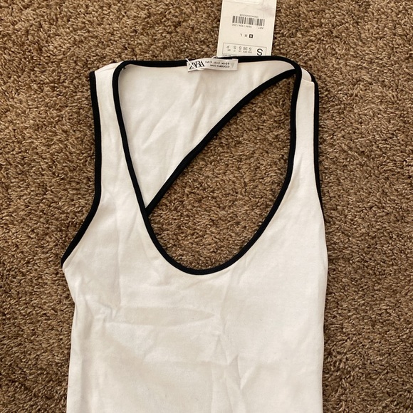 Zara | NWT Asymmetrical Bodysuit - Picture 3 of 7
